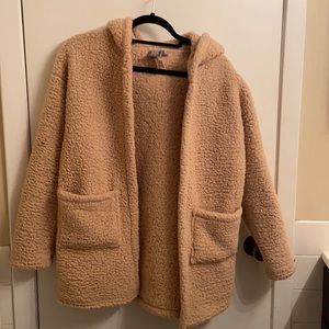 Medium - tan - teddy bear coat